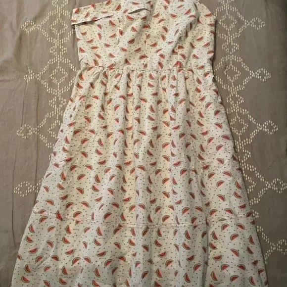 NWT HD in Paris Anthropologie Parkbound Watermelon Dress Sz 10 - Picture 5 of 7